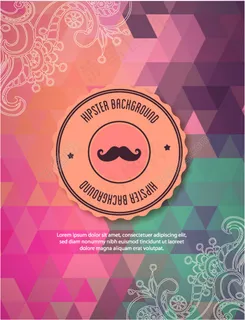 彩色背景设计矢量素材