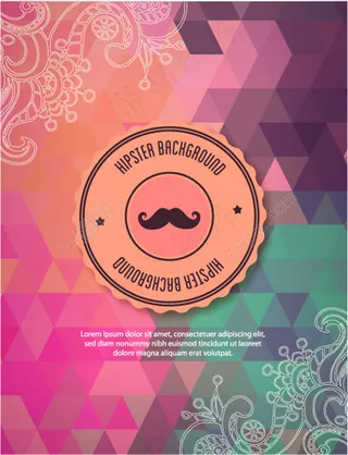 彩色背景设计矢量素材