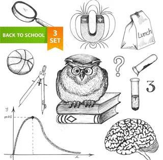 手绘素描用习用品图片