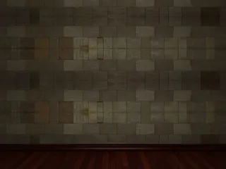 木地板砖墙背景PSD源文件