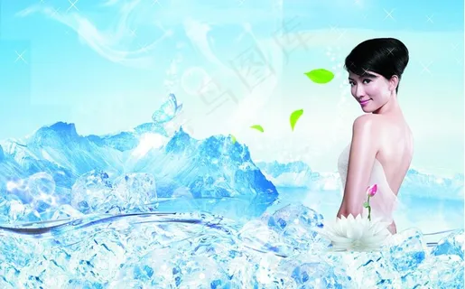 清爽广告设计图片