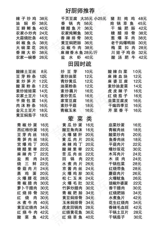 好厨师推荐菜psd模版下载