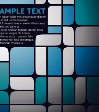 文雅方格背景文本模板矢量素材-1