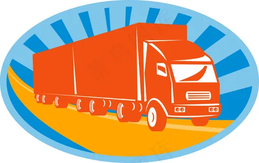 集装箱卡车和拖车