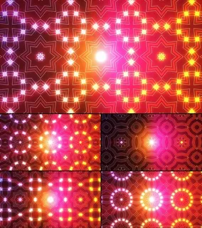 绚丽花式背景视频素材