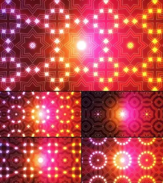 绚丽花式背景视频素材