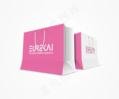 双色时尚手提袋