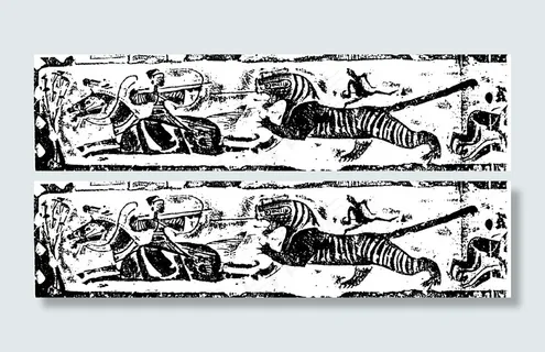 古代人物图案 中国传统图案_387