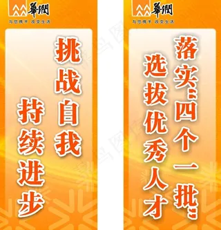 华润电力易拉宝图片