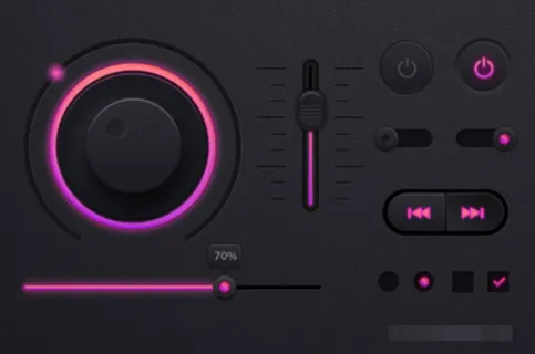 音乐播放器免费UI套件