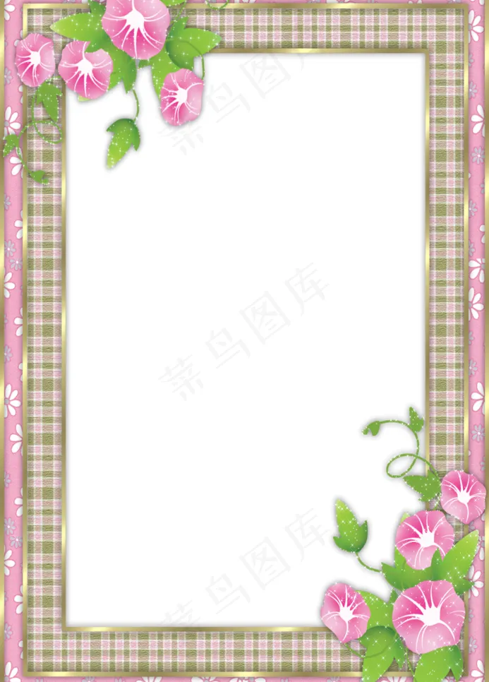 花卉边框设计图图片