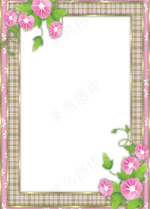 花卉边框设计图图片