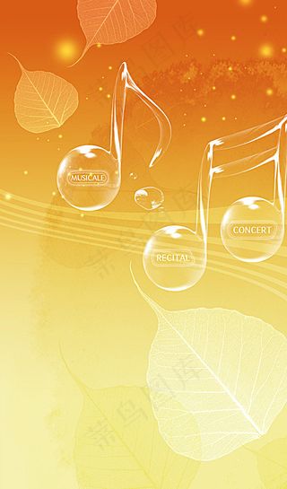 音乐海报背景素材图片