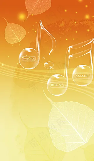 音乐海报背景素材图片
