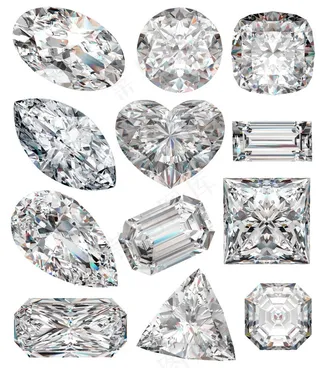 钻石锆石宝石素材