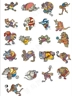 动物运动会图片