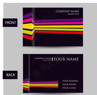 创意商务名片矢量素材