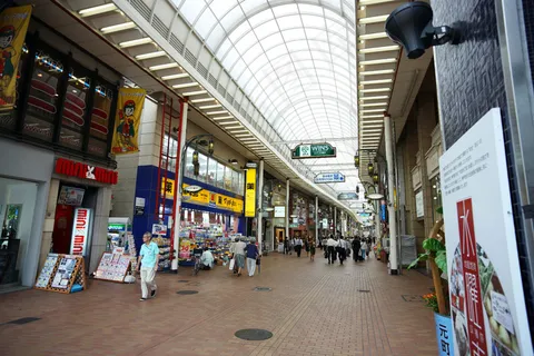 购物区便道图片