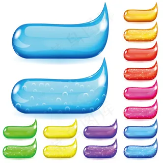 卡通牙齿主题爱护牙齿矢量素材