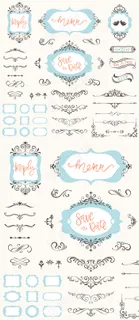 欧式复古时尚花纹边框矢量素材