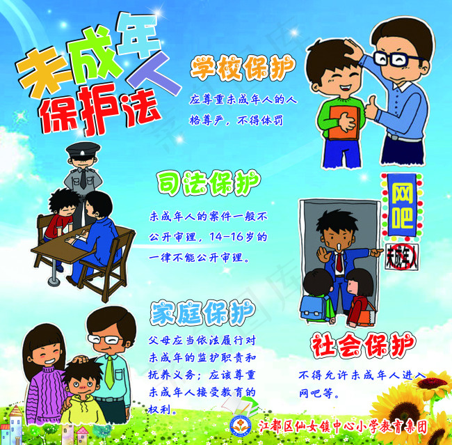 未成年保护法(2594X2551(DPI:72))psd模版下载