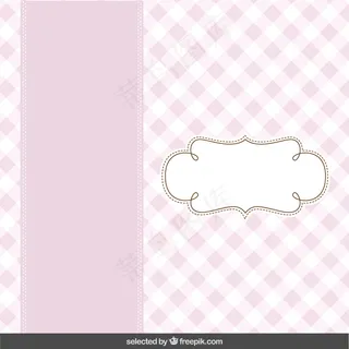 粉红色可爱的卡片