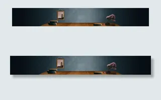 墙书架上CSS网页模板