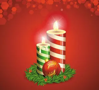 精美圣诞节背景矢量素材