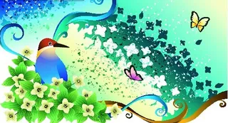 花纹图案设计矢量素材