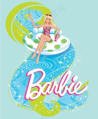 芭比印花图案图片