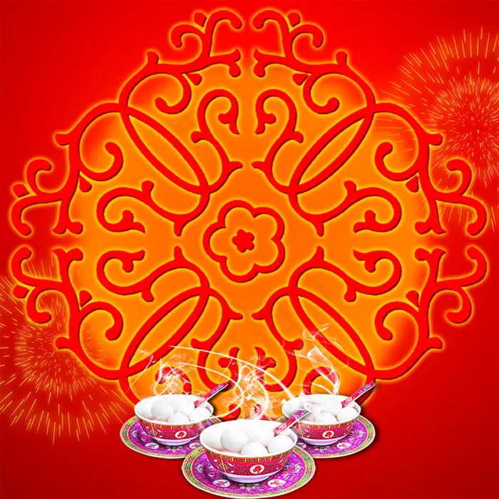 元宵节背景主图psd模版下载