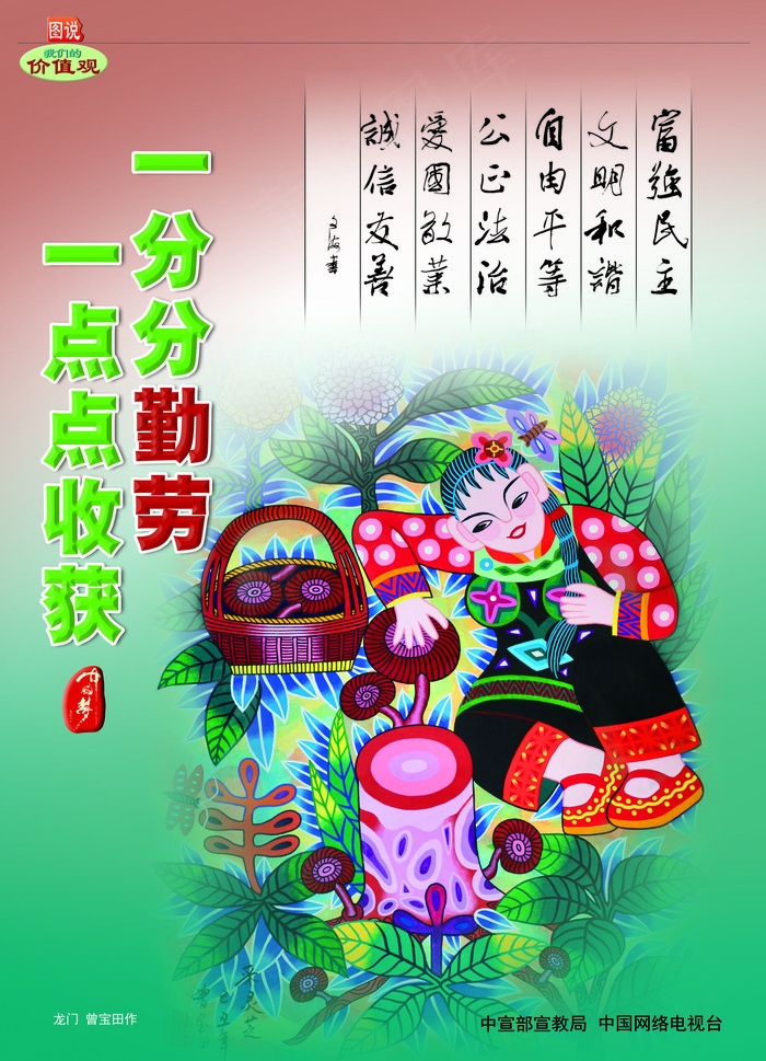 一分分勤劳一点点收获讲文明树新风公...