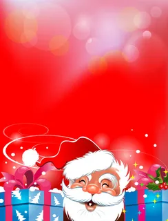 2014圣诞快乐模板矢量素材-2