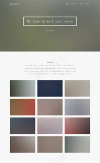 响应式单页模板