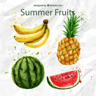 唯美手绘蔬菜水果图片集