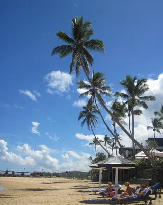 斐济 瓦奴瓦岛 旅游度假村 海边风...