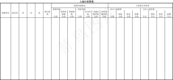 土地行政管理