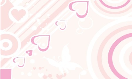 粉色名片背景图