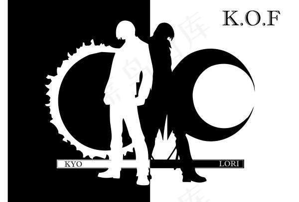 格斗王拳皇矢量素材