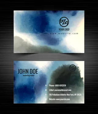 水墨风高端大气名片