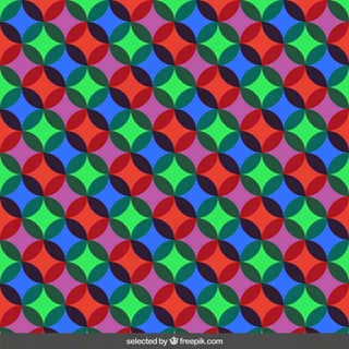 半透明的圆形图案