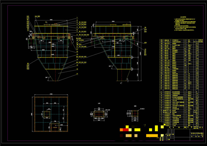 大料仓图纸机械图纸