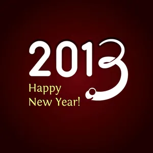 2013新年贺卡矢量设计素材