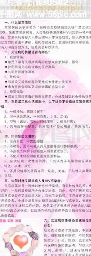 艾滋病防治知识