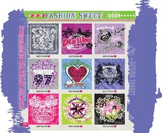 t恤印刷图 心形矢量图片