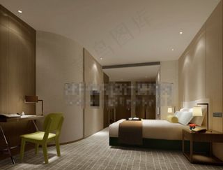 高档酒店客房模板下载