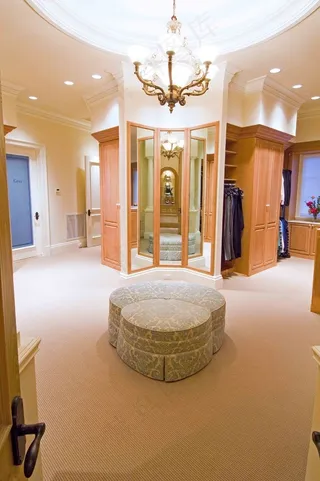 衣帽间衣柜效果图