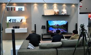 三星电视展位图片