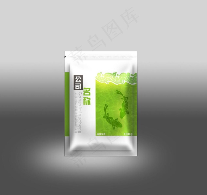 鱼药袋子 (平面图)图片cdr矢量模版下载