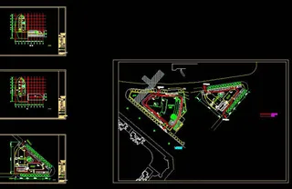 办事处及派出所cad施工图